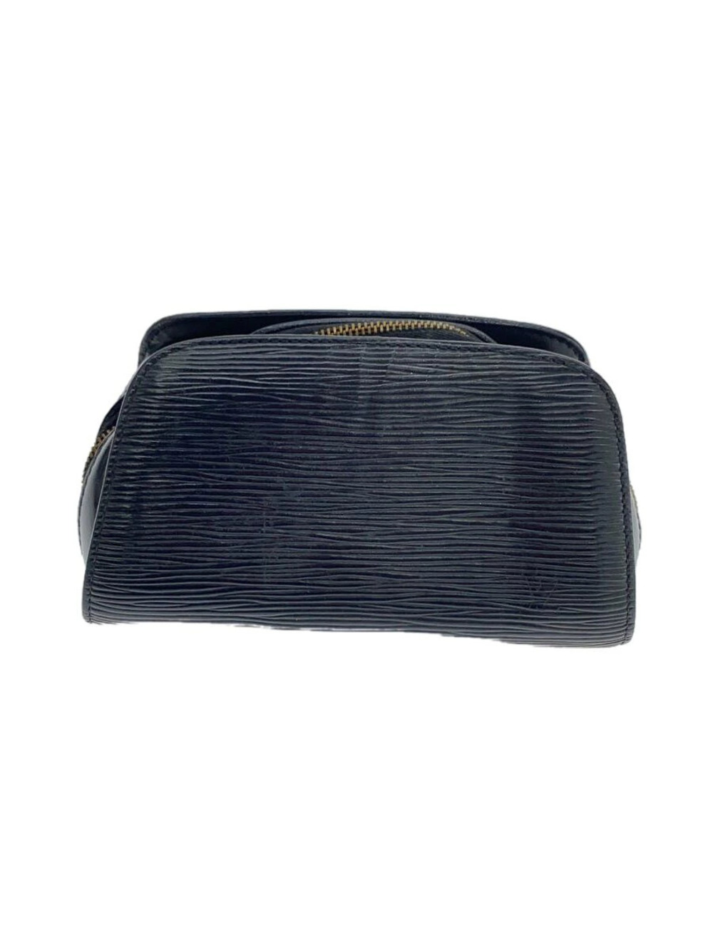 LOUIS VUITTON Dauphine Epi Leather Black Solid